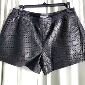 NWOT Vince Genuine Leather Shorts